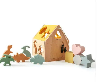 Montessori Wooden 5 - in - 1 Educational Toy - 3R Family Store