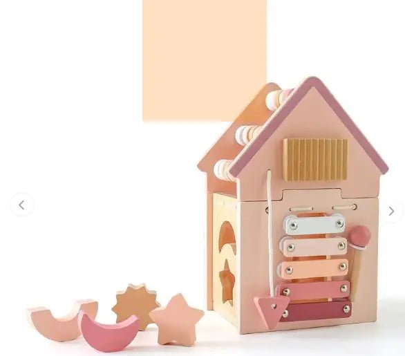 Montessori Wooden 5 - in - 1 Educational Toy - 3R Family Store