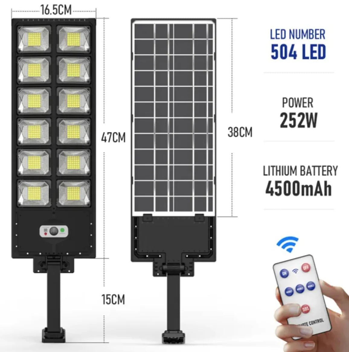 New Solar Double Row Street Light - 3R Family Store