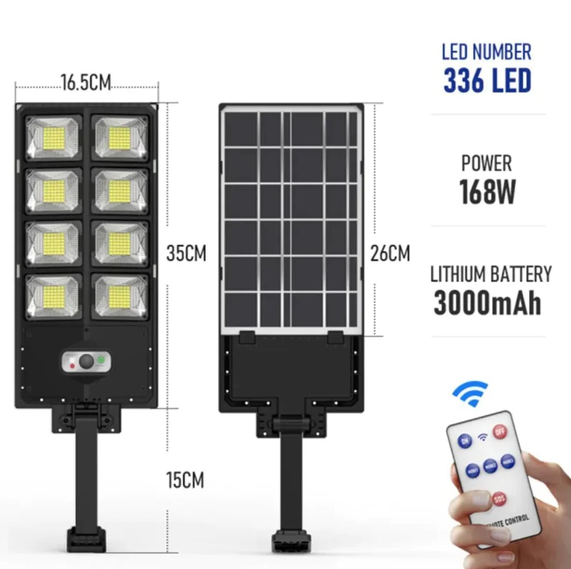 New Solar Double Row Street Light - 3R Family Store