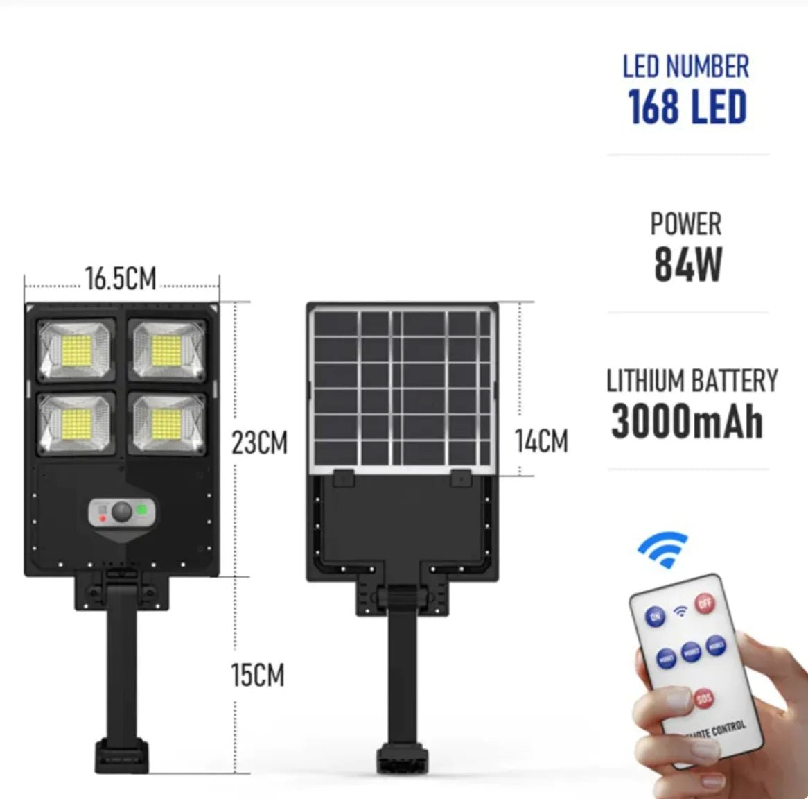 New Solar Double Row Street Light - 3R Family Store