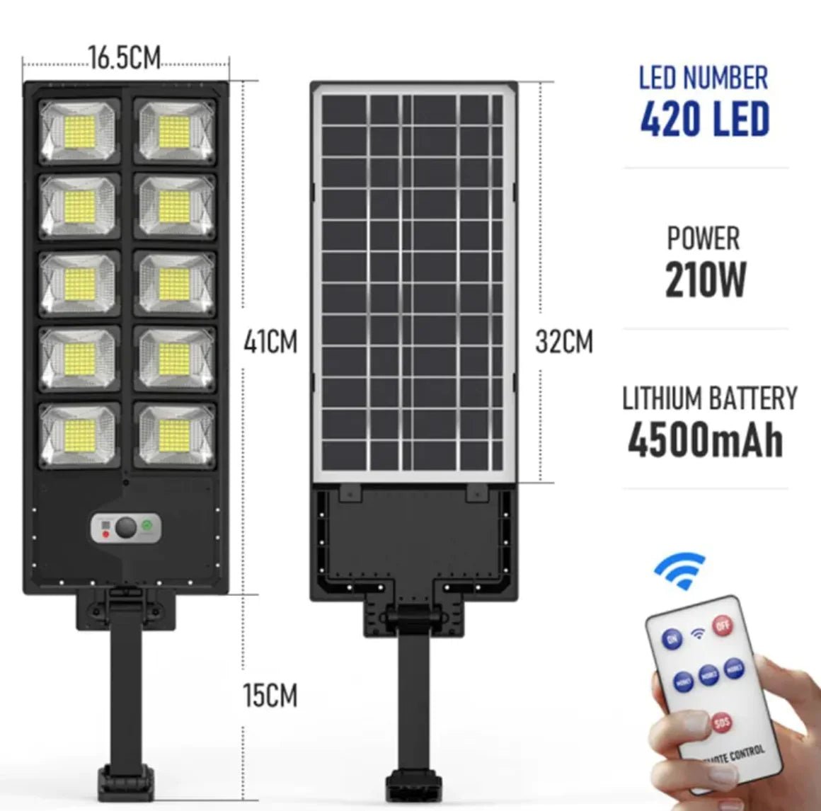 New Solar Double Row Street Light - 3R Family Store