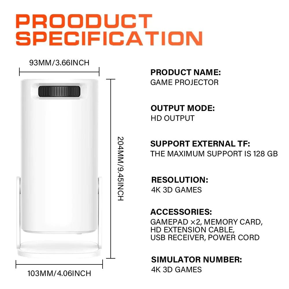 P30 Game Console Projector - 3R Family Store