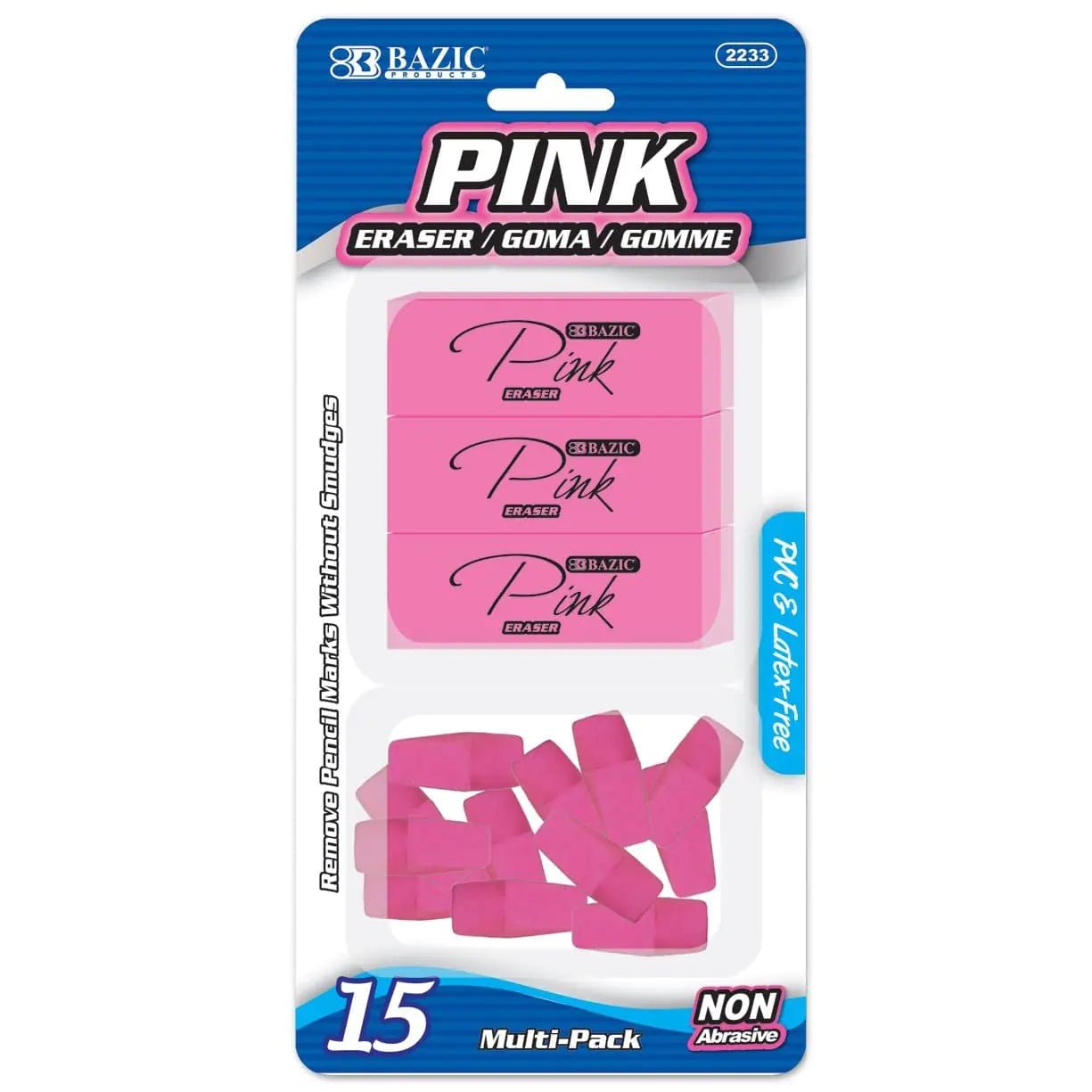 Pink Eraser Sets ( 15/Pack) - 3R Family Store