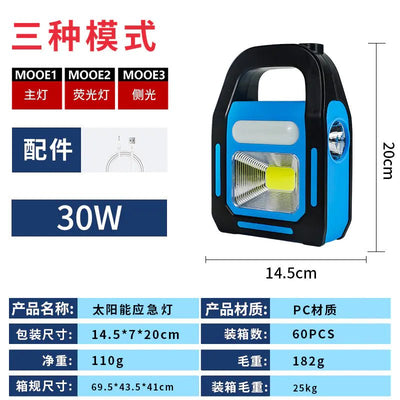 Portable Solar Camping Lantern with USB Charging - 3R Family Store