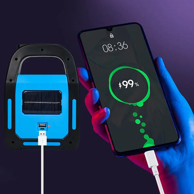 Portable Solar Camping Lantern with USB Charging - 3R Family Store