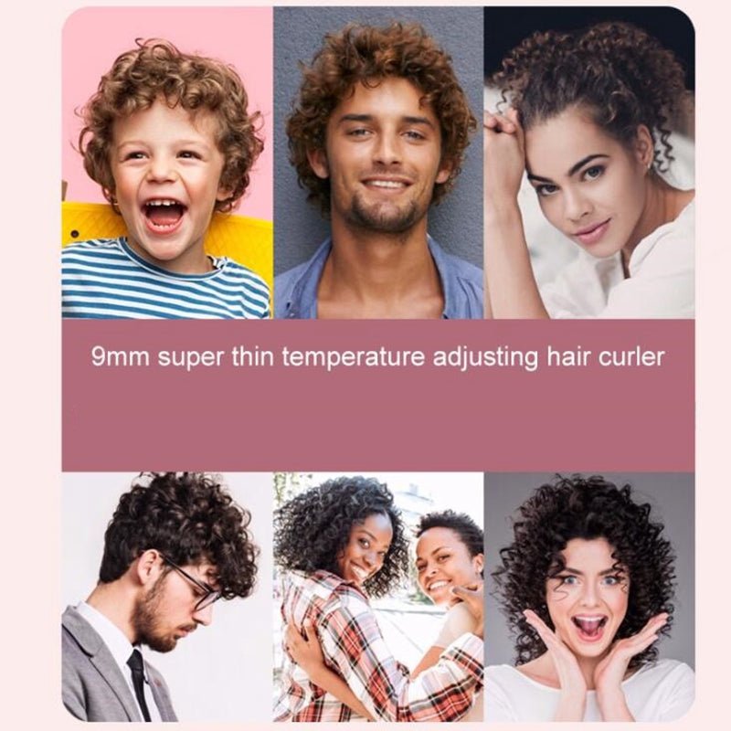 Professional 9mm Curling Iron with LCD Display - 3R Family Store