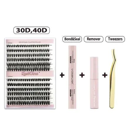 Set Of Thick Curly False Eyelashes - 3R Family Store