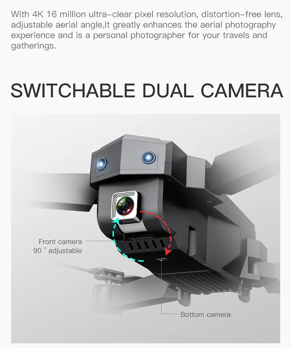 SG107 Mini 4K HD Foldable Drone with Remote Control - 3R Family Store