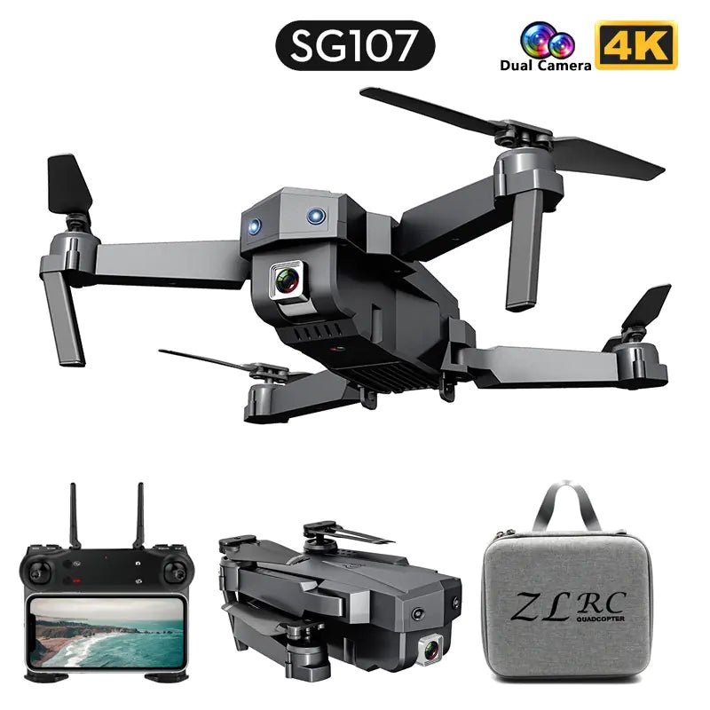 SG107 Mini 4K HD Foldable Drone with Remote Control - 3R Family Store