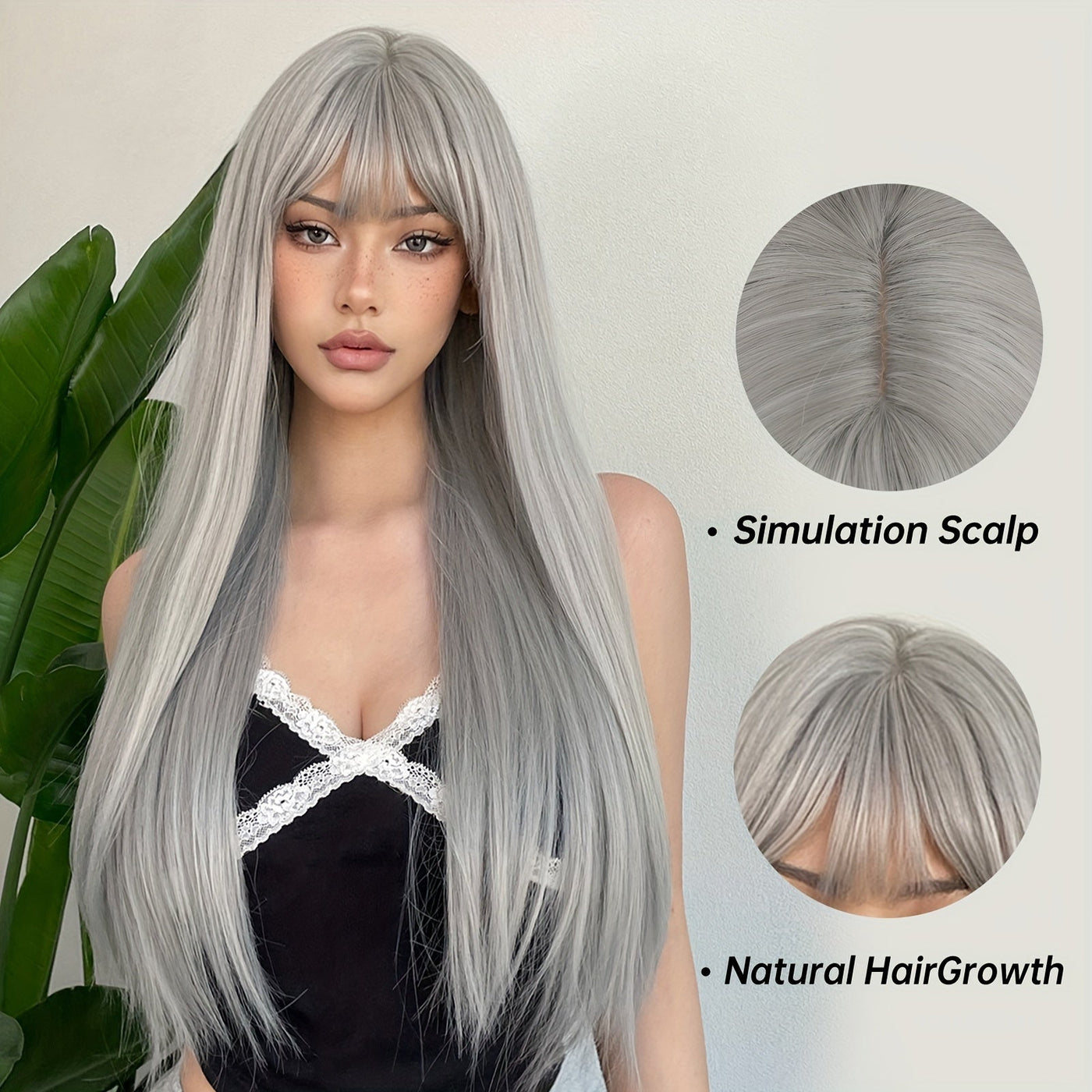 Silvery Grey Dream Wig - 3R Family Store