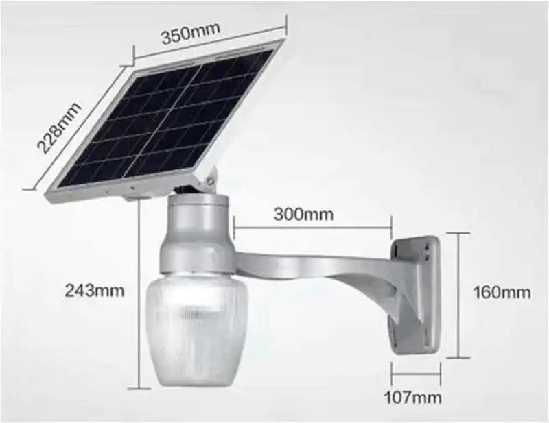 Solar Apple and Peach LED Integrated Street Light - 3R Family Store