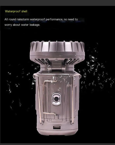 Solar Camping Lantern Fan - 3R Family Store