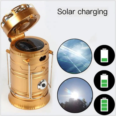 Solar Camping Lantern Fan - 3R Family Store