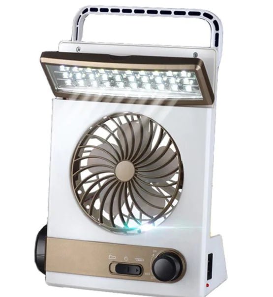 Solar Camping Light with Mini Fan and Multi - Function - 3R Family Store