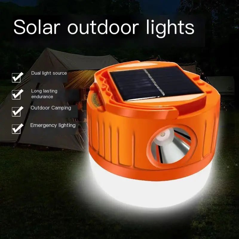Solar Lantern Bulb - Portable Outdoor Camping Light - 3R Family Store