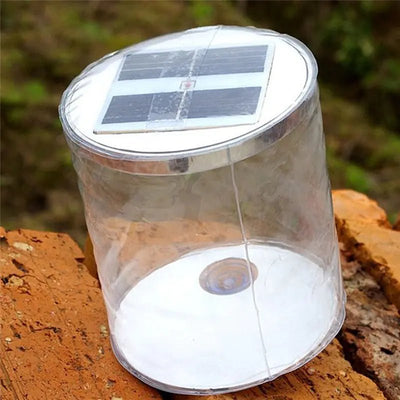 Solar LED Inflatable Camping Lantern - Portable Tent Light - 3R Family Store