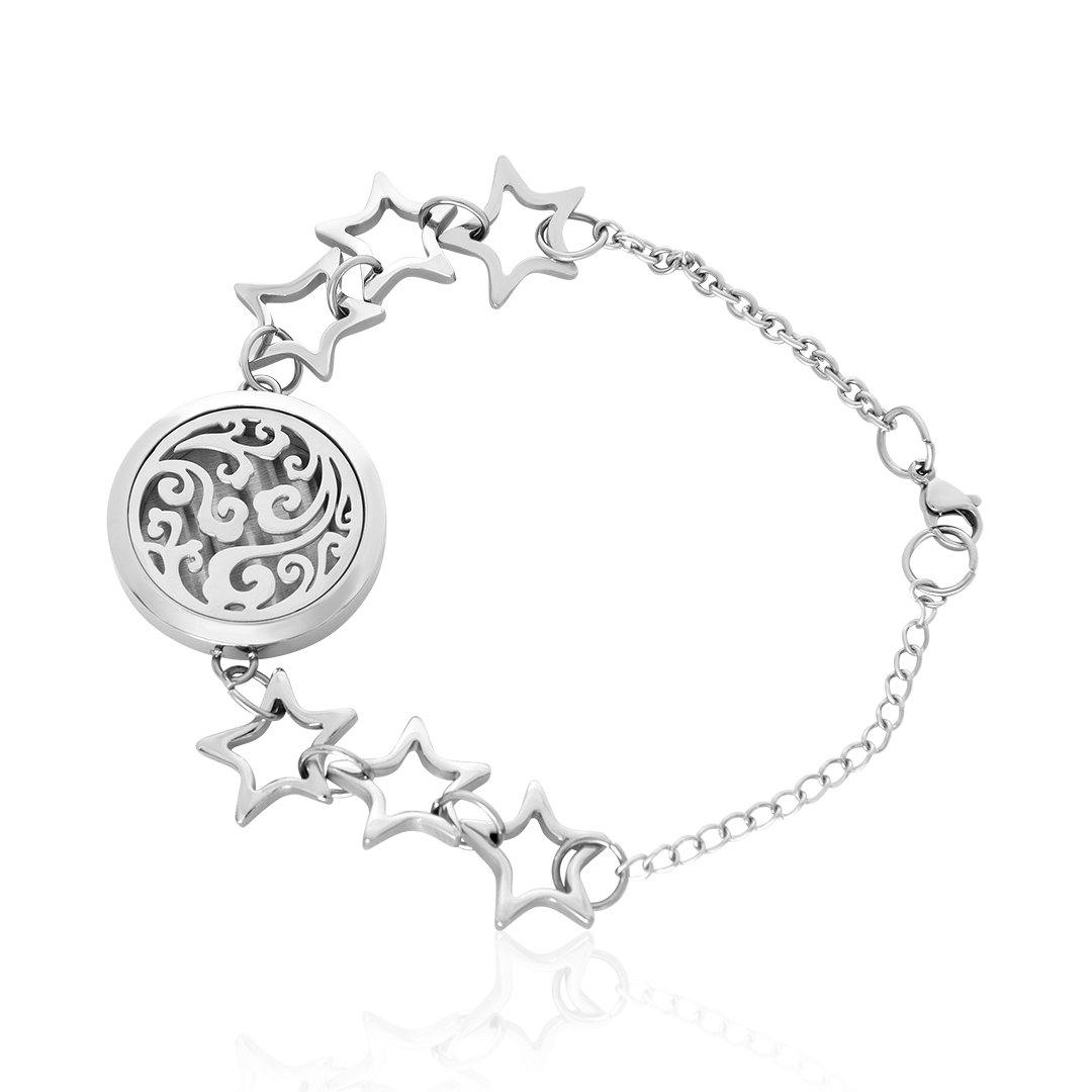 Stars and Swirls Bracelet FBR038SR - 3R Family Store