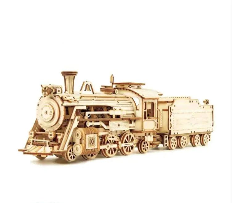 Steam Train 3D Three - dimensional Puzzle Mechanical Intelligence Toy - 3R Family Store
