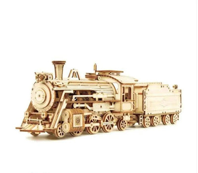 Steam Train 3D Three - dimensional Puzzle Mechanical Intelligence Toy - 3R Family Store