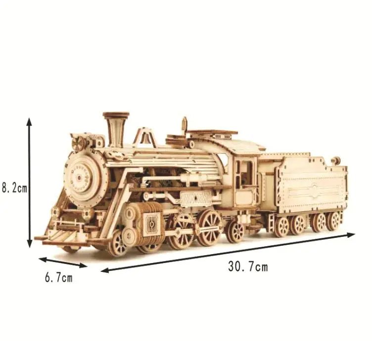 Steam Train 3D Three - dimensional Puzzle Mechanical Intelligence Toy - 3R Family Store