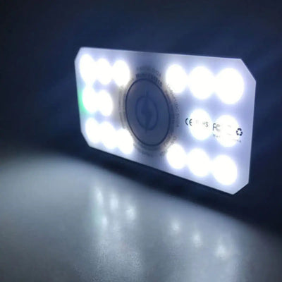 Sun Chaser Mini Solar Powered Wireless Phone Charger 10,000 mAh With LED Flood Light - 3R Family Store