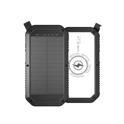 Sun Chaser Mini Solar Powered Wireless Phone Charger 10,000 mAh With LED Flood Light - 3R Family Store
