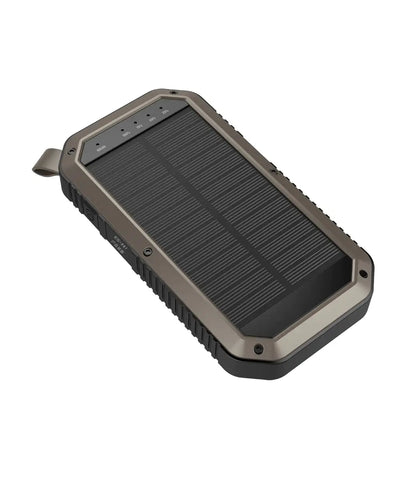 Sun Chaser Mini Solar Powered Wireless Phone Charger 10,000 mAh With LED Flood Light - 3R Family Store