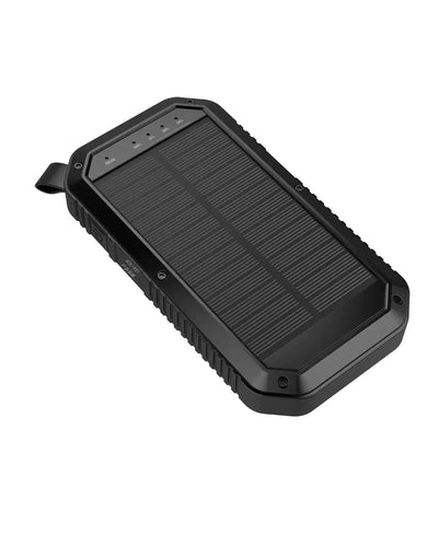 Sun Chaser Mini Solar Powered Wireless Phone Charger 10,000 mAh With LED Flood Light - 3R Family Store