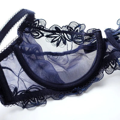 Ultra - Thin Plus Size Lace Bra and Underwear Set - 3R Family Store