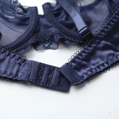 Ultra - Thin Plus Size Lace Bra and Underwear Set - 3R Family Store