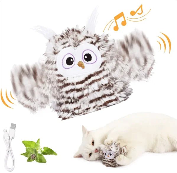 USB Rechargeable Interactive Flapping Bird Cat Toy - 3R Family Store