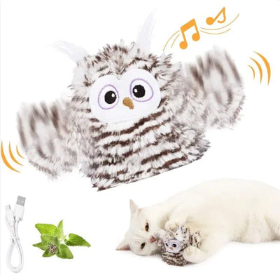 USB Rechargeable Interactive Flapping Bird Cat Toy - 3R Family Store