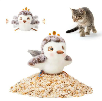 USB Rechargeable Interactive Flapping Bird Cat Toy - 3R Family Store