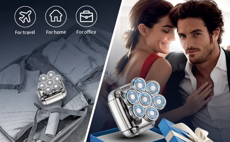 Waterproof Rechargeable Bald Head Shaver for Men - 3R Family Store