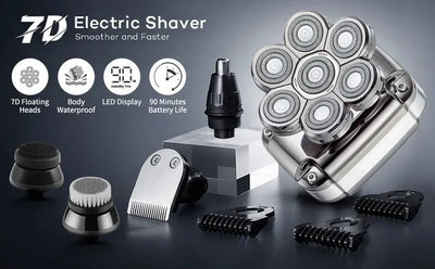 Waterproof Rechargeable Bald Head Shaver for Men - 3R Family Store