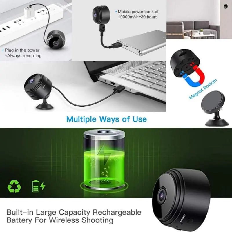 WiFi Mini Camera – Wireless Smart Security Cam - 3R Family Store