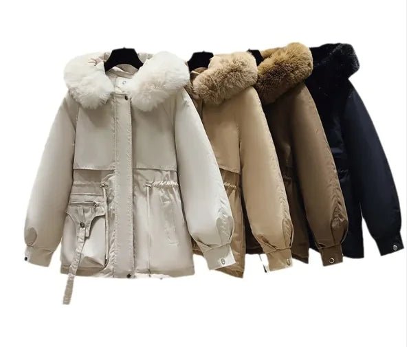 Women's Slimming Hooded Cotton - Padded Jacket - 3R Family Store