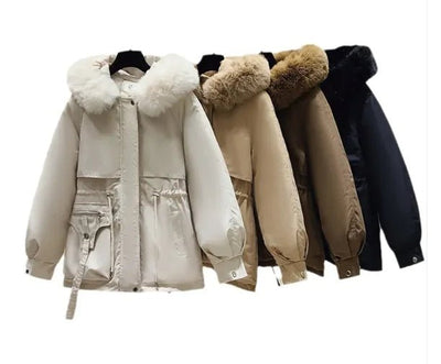 Women's Slimming Hooded Cotton - Padded Jacket - 3R Family Store