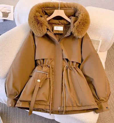 Women's Slimming Hooded Cotton - Padded Jacket - 3R Family Store