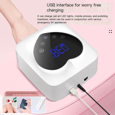 X20 Wireless Nail Lamp with Rechargeable Lithium Battery - 3R Family Store